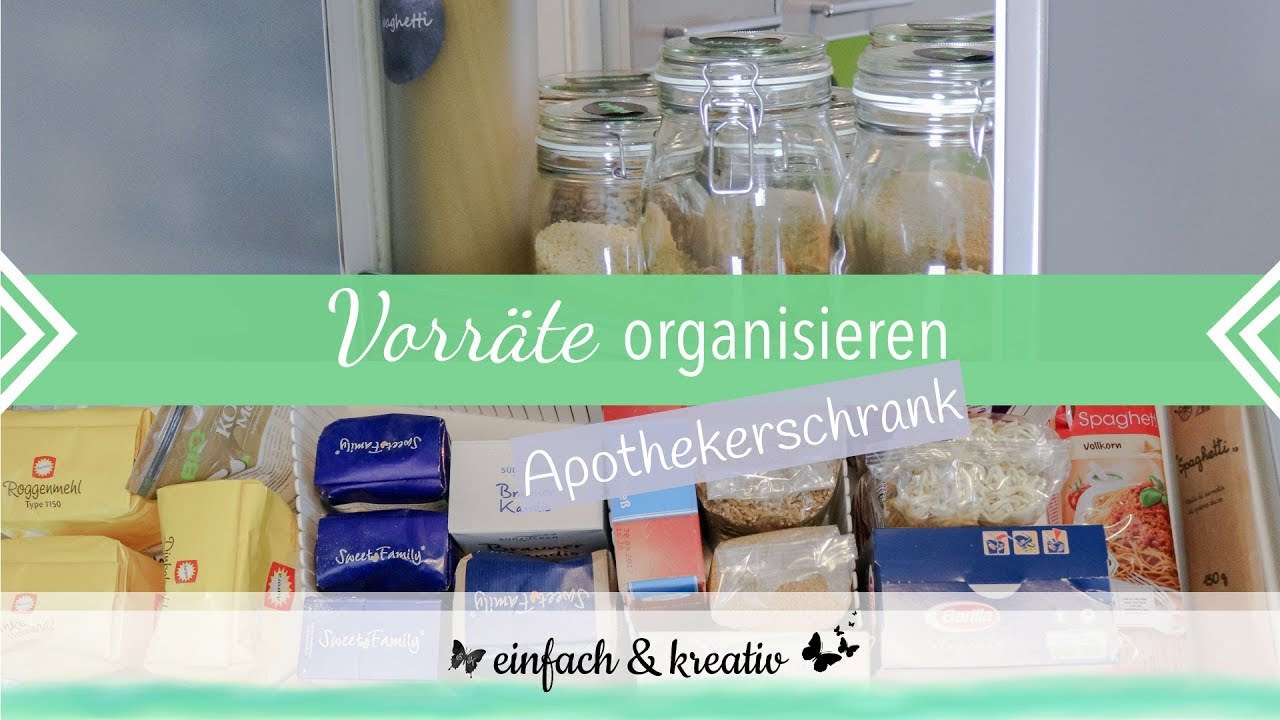 Vorratshaltung - Vorratsschrank organisieren | Die Ordnungsfee