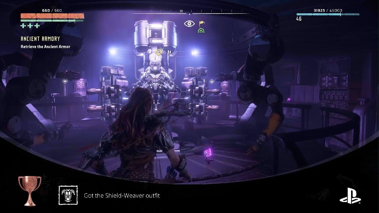 Horizon Zero Dawn: Remastered ~ Got the Shield-Weaver outfit Trophy