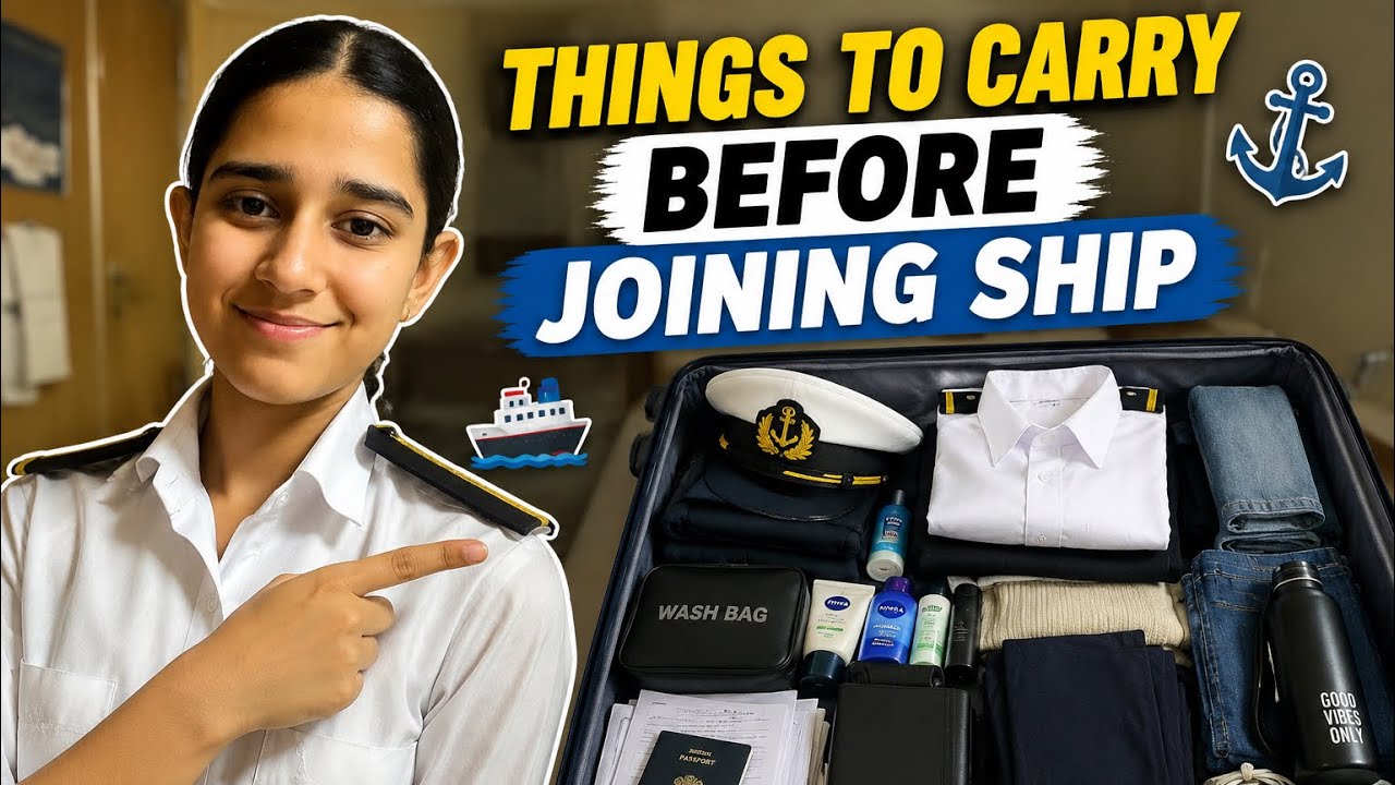 Things to Carry Before Joining Ship | Complete Merchant Navy Packing Guide ⚓