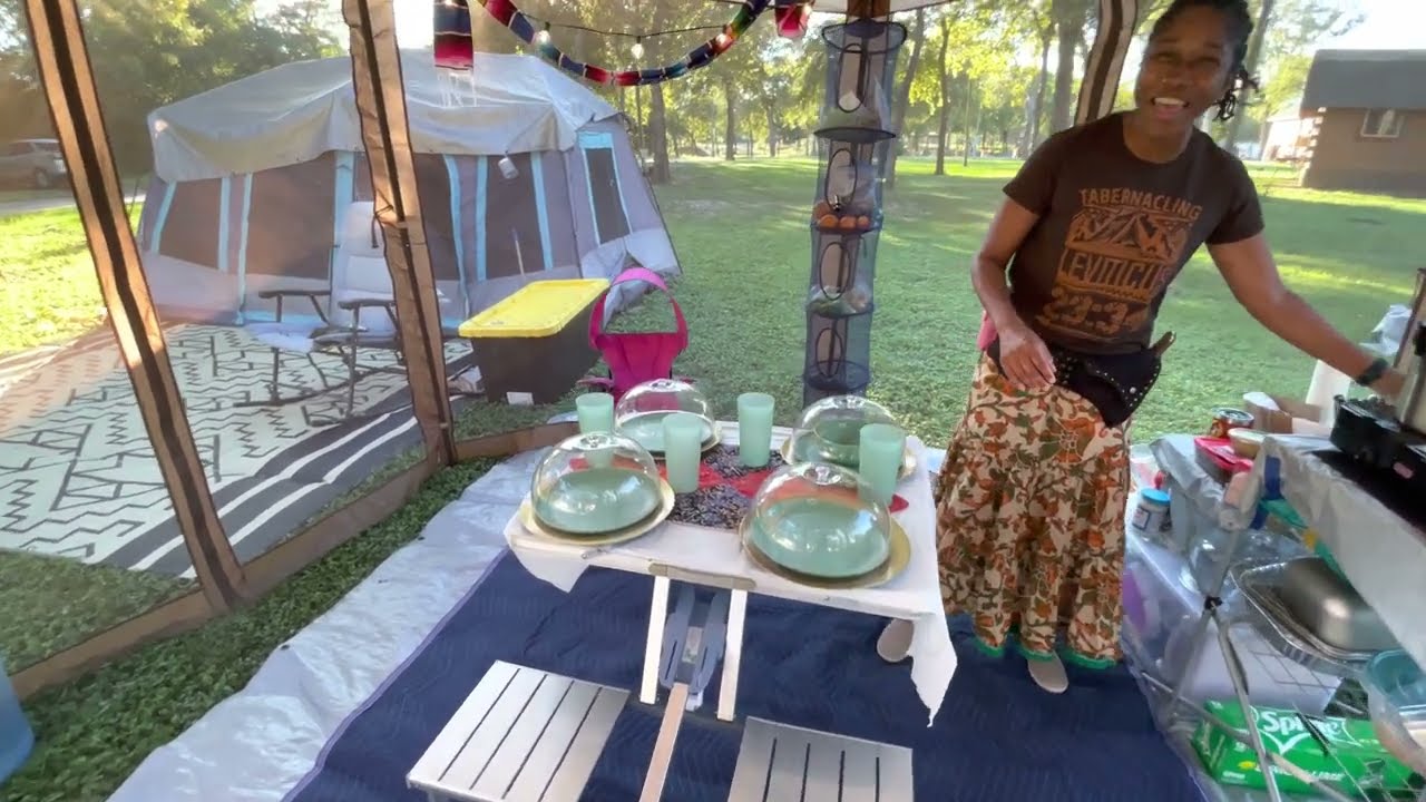 Vlog | 2021 🏕 ⛺️ Feast of Tabernacles camping set up with House of Tola & Tenola 🌹