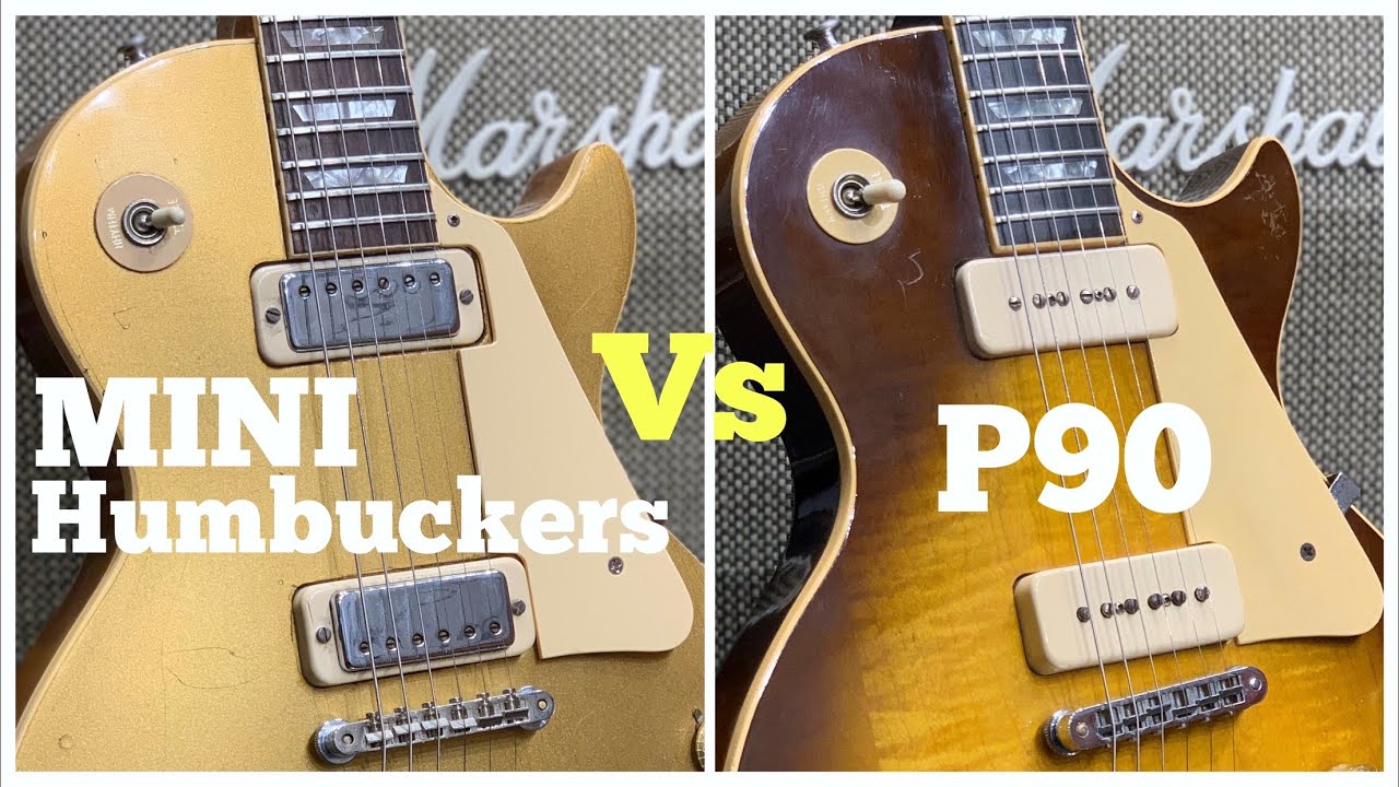P90 Vs Mini Humbuckers for GIBSON LES PAUL - Comparison!