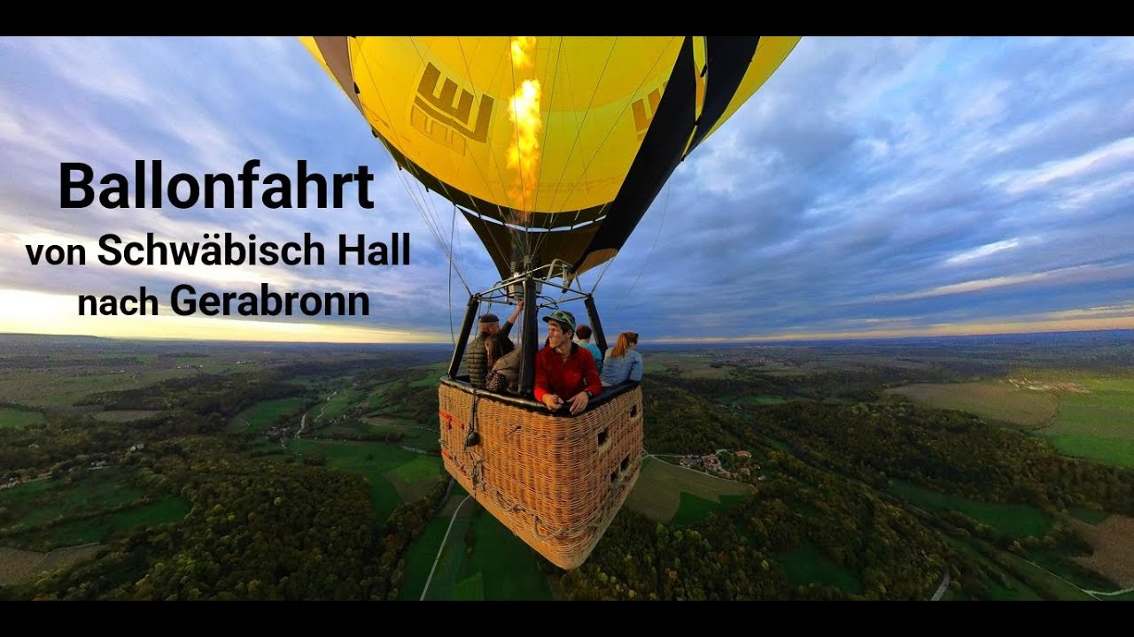 Ballonfahrt von Schwäbisch Hall nach Gerabronn