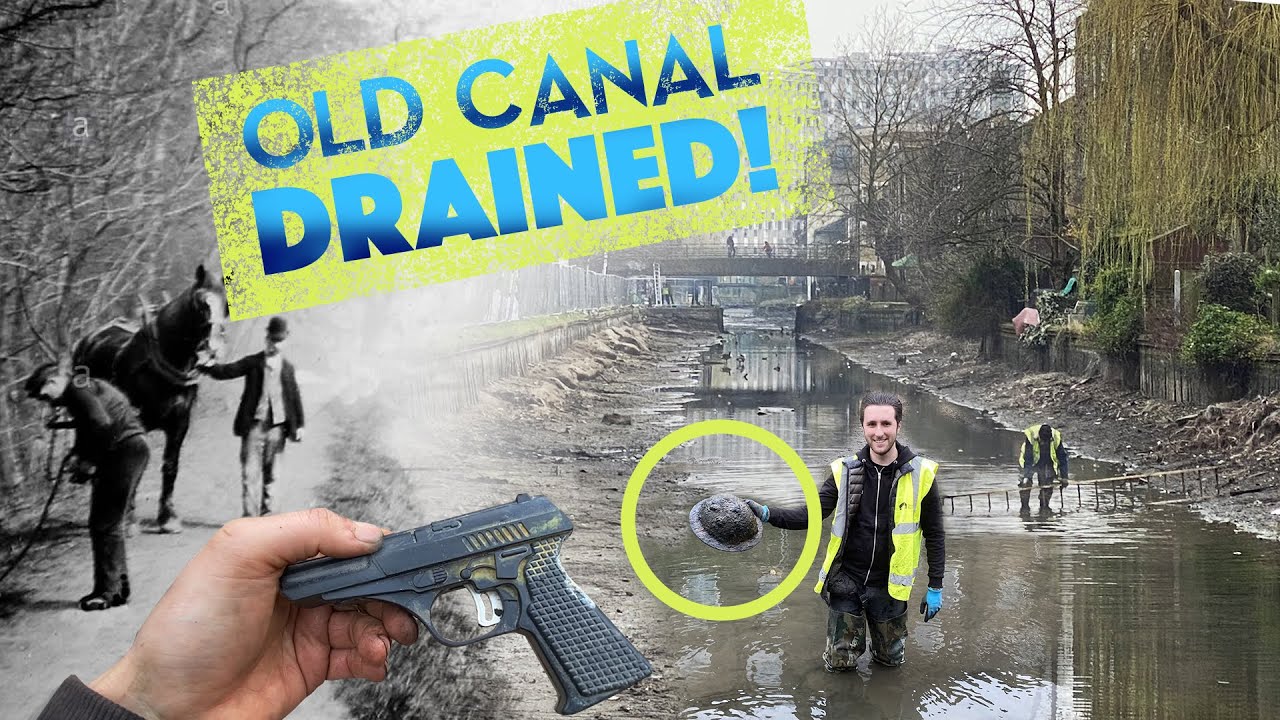 GUNS, SWORDS and WW2 relics found in a drained canal. Unbelievable finds in the Hertford Union Canal