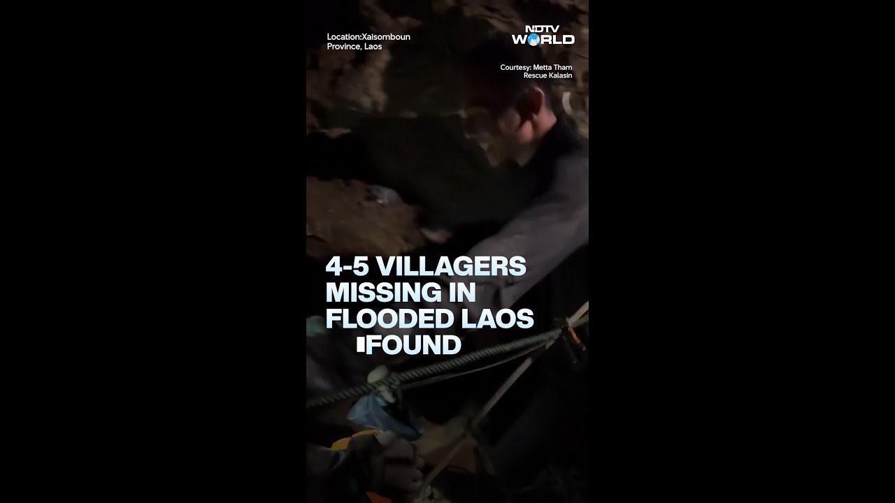 Вирусное видео | Спасение в пещере в Лаосе | 4&ndash;5 пропавших в затопленной пещере жителей Лаоса спа...