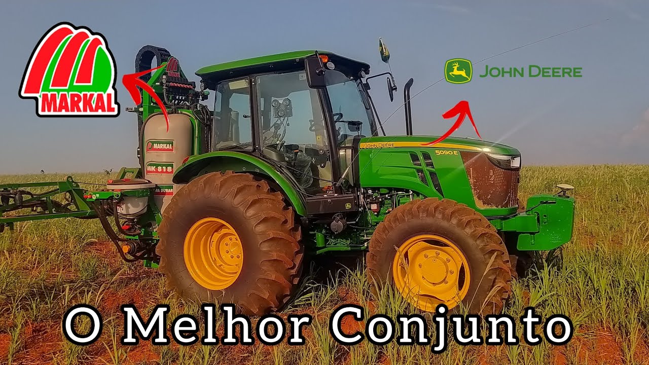 John Deere 5090 e Markal 818 Melhor Conjunto De Pulverização Agrícola!!!
