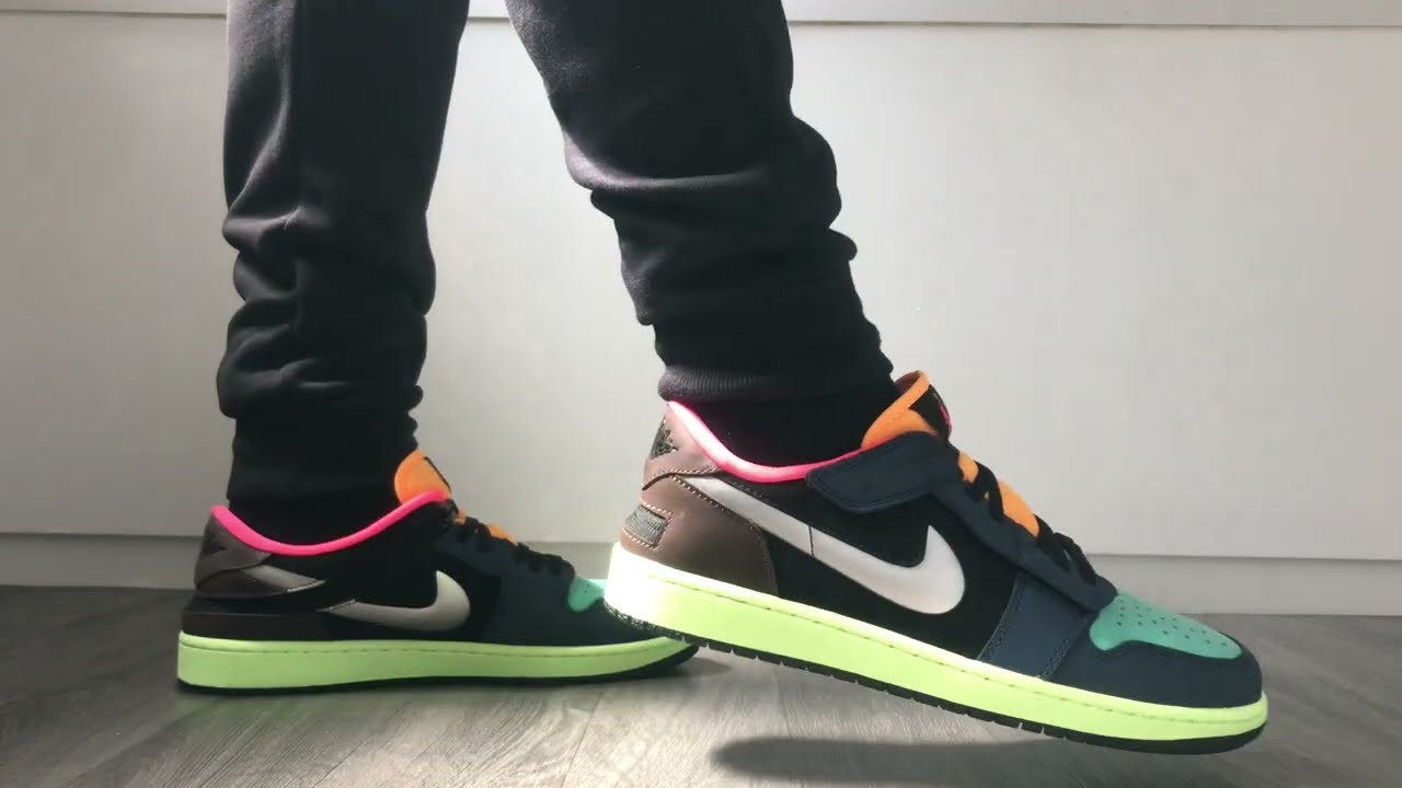 Air Jordan 1 Low FlyEase Bio Hack On Feet
