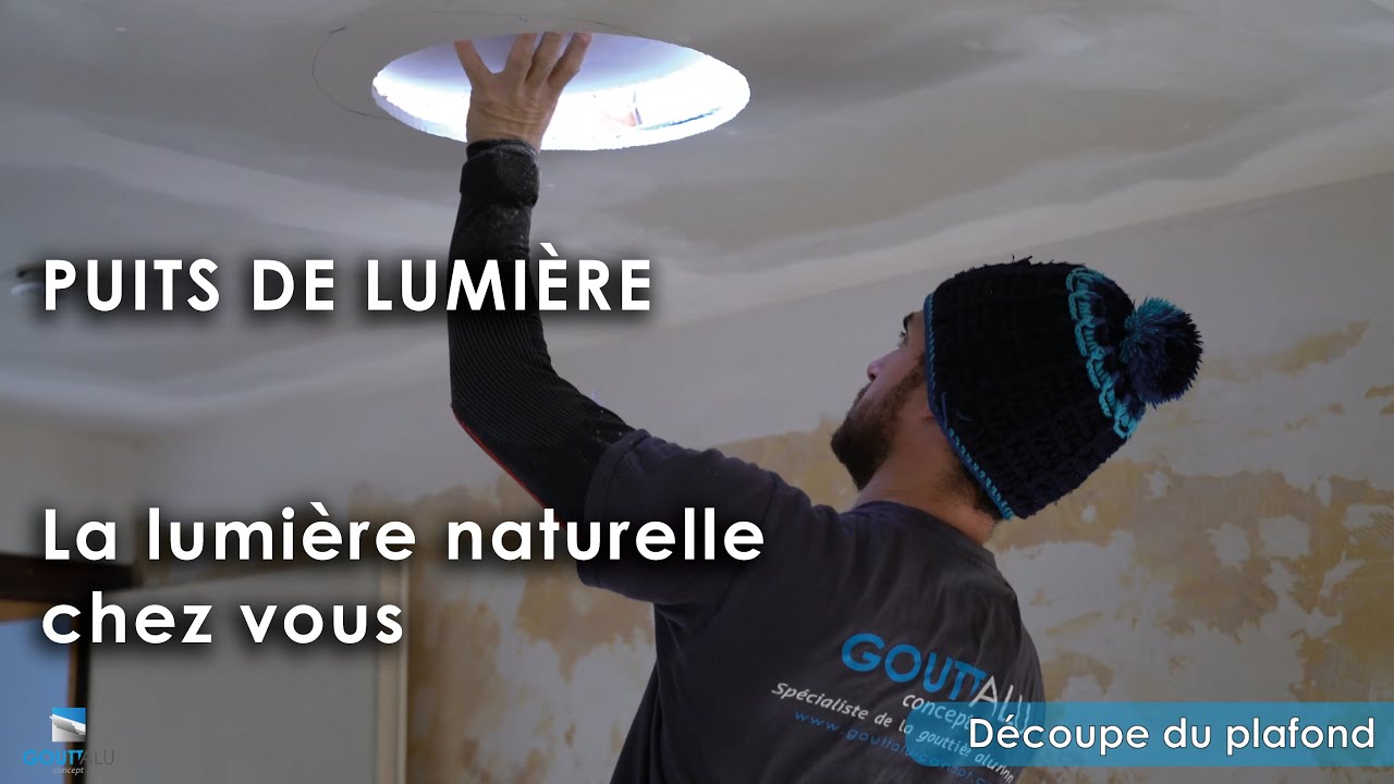 Installation d'un puits de lumière