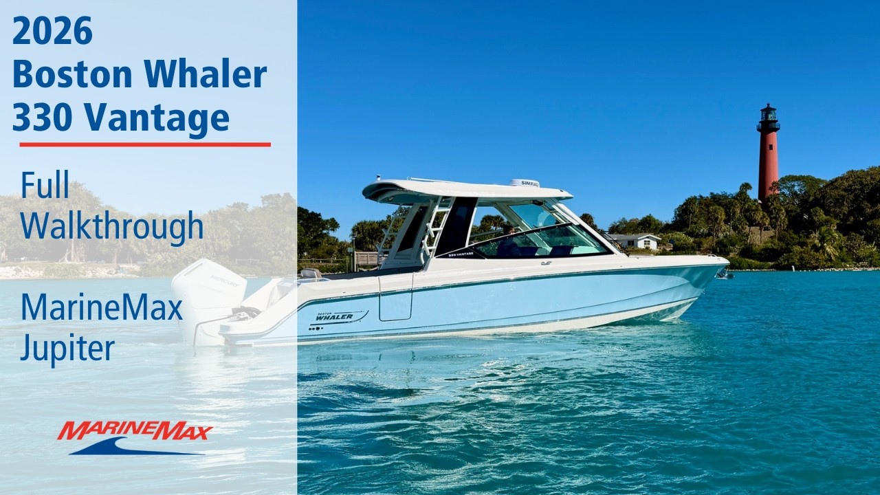 ALL NEW | Boston Whaler 330 Vantage | MarineMax Jupiter