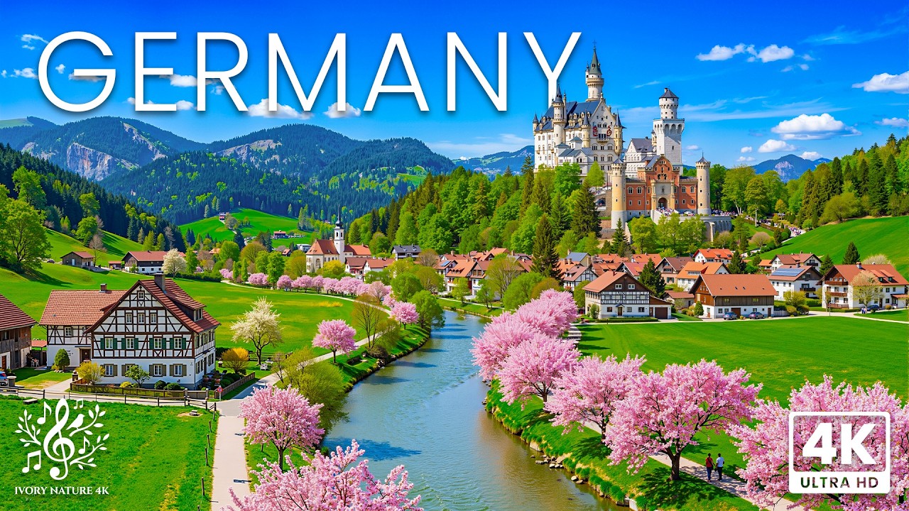Германия 4K &mdash; Исследуйте средневековые замки, живописную сельскую местность и исторические деревни.