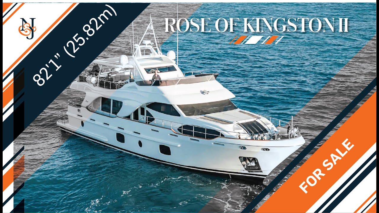 M/Y ROSE OF KINGSTON II for Sale | 85’ (25.9m) Benetti Yacht