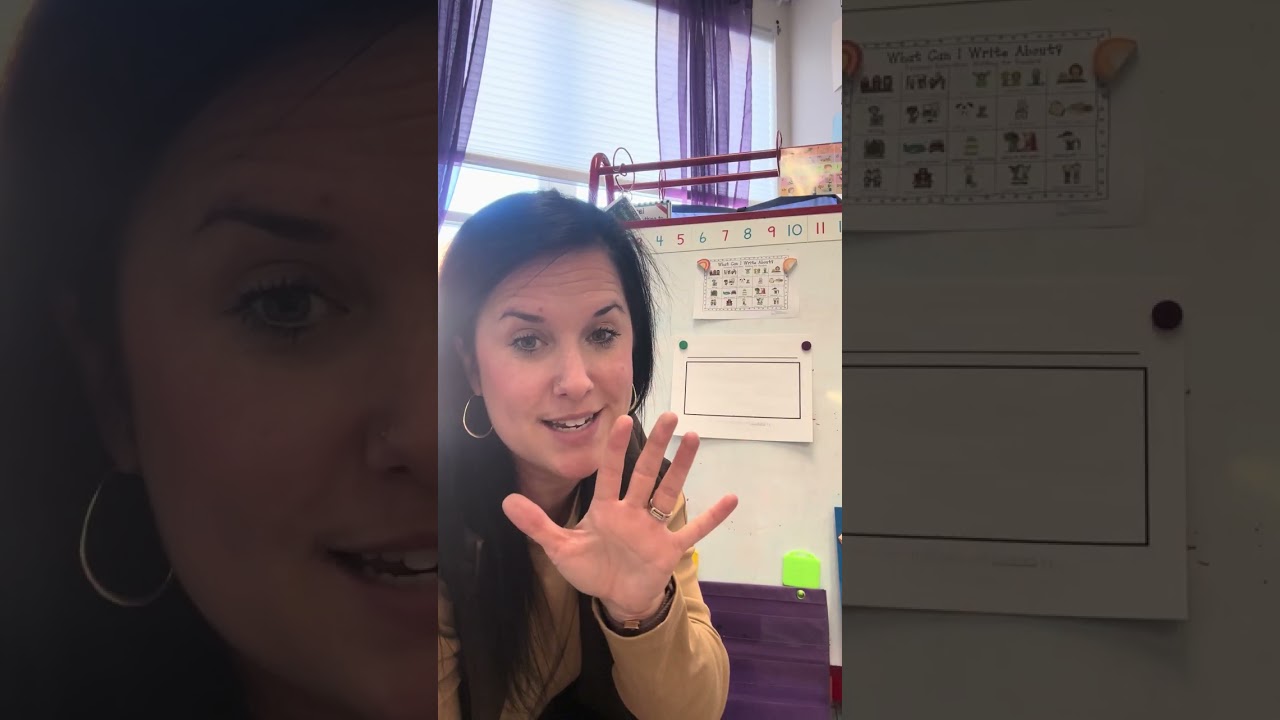 Kindergarten Narrative Writing Lesson (First day of school)