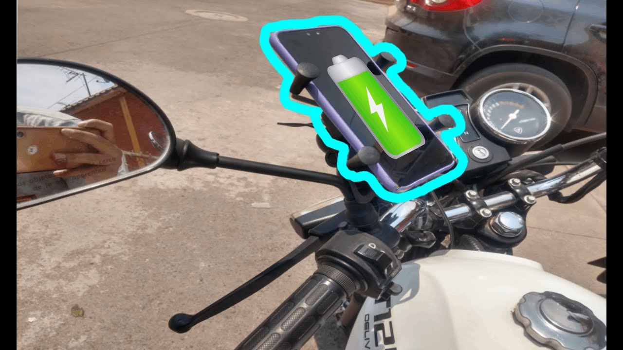 COMO INSTALAR UN CARGADOR CON SOPORTE PARA CELULAR EN TU MOTO/ HAZLO FACIL