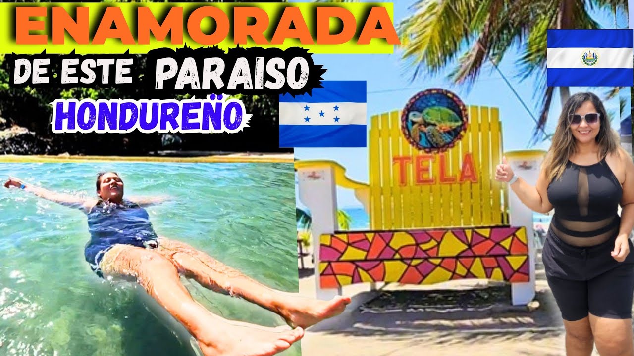 SALVADOREN̈A ENAMORADA DE ESTE PARAISO EN HONDURAS *TELA*