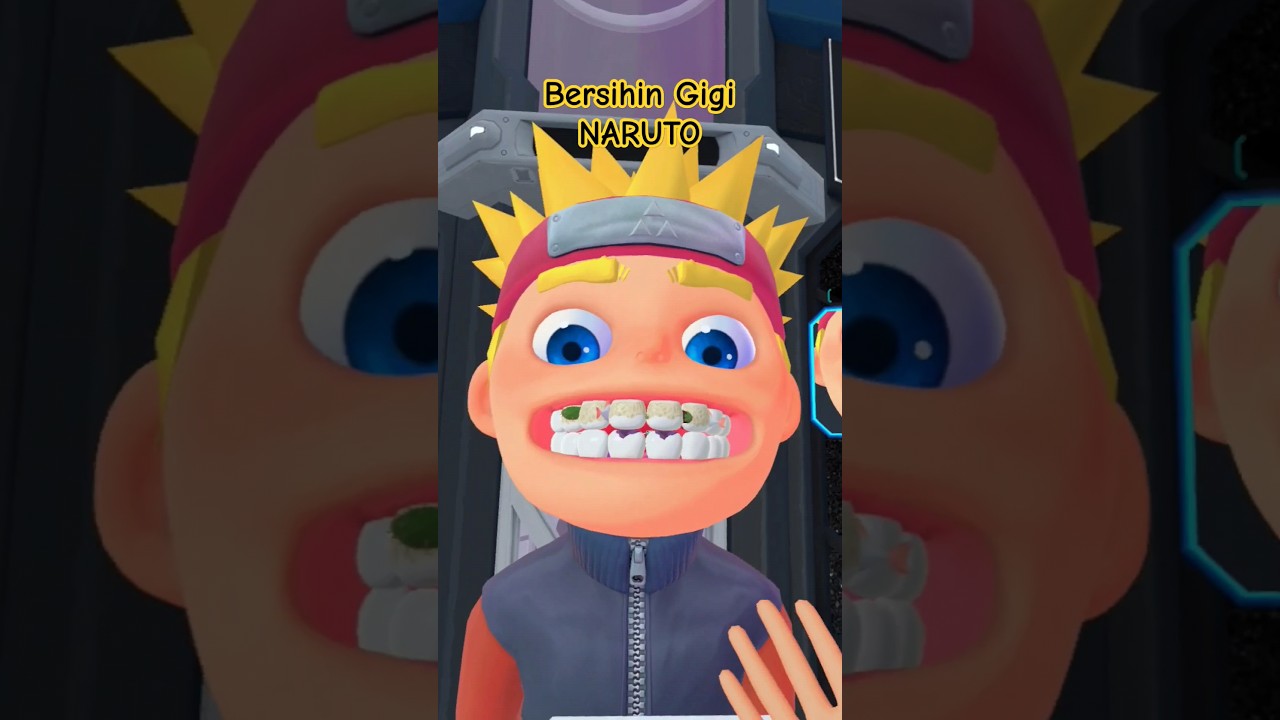 Cara Membersikan Gigi NARUTO 