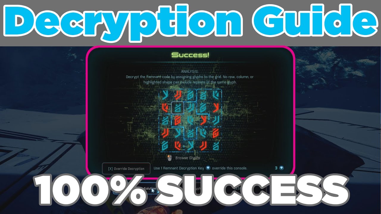 How to Solve Remnant Decryption Puzzles - Mass Effect: Andromeda