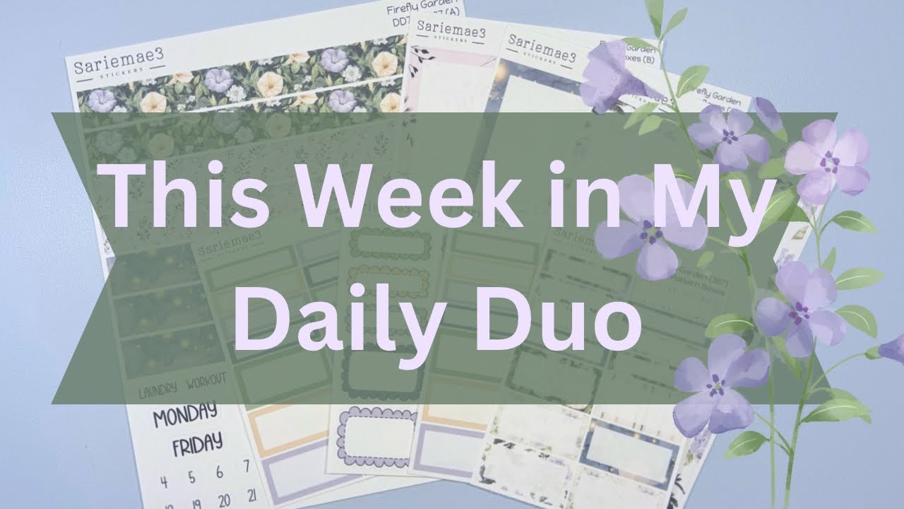 Неделя в моем ежедневнике | Планирование в Erin Condren Daily Duo