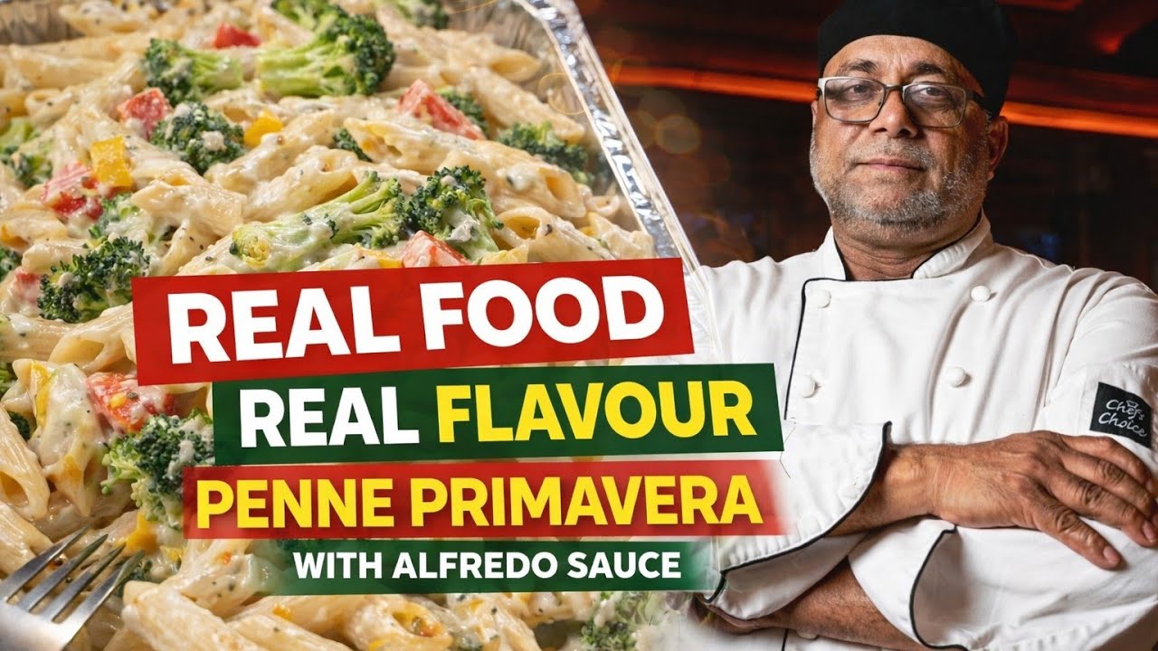 Healthy Penne Pasta Primavera Recipe | Simple & Delicious