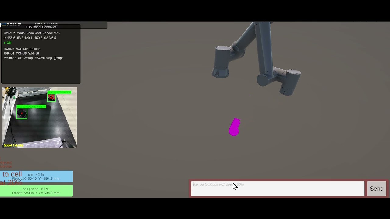 ai agent control robot - talking with my robot ai agent