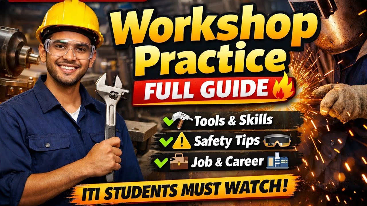 👉 Basic Workshop Practice Full Guide 🔥 | ITI Students Must Watch | Tools, Safety, Job & Skills