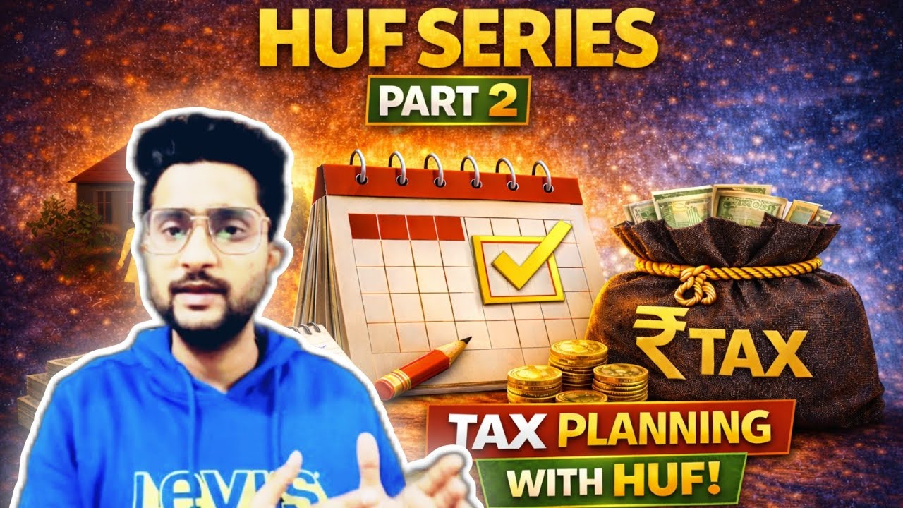 HUF Se Tax Planning Kaise Kare? Real Example| Huf series Part 2/5 #savetax  #incometaxplanning