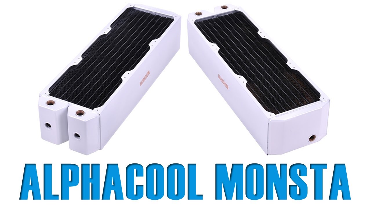 Alphacool WHITE 360mm Monsta All Copper Radiator