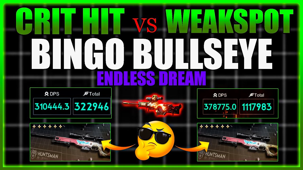 ONCE HUMAN👍| BINGO BULLSEYE: CRIT HIT vs WEAKSPOT DAMAGE &ndash; ULTIMATE BUILD GUIDE! 🔥WHICH IS BEST?😱