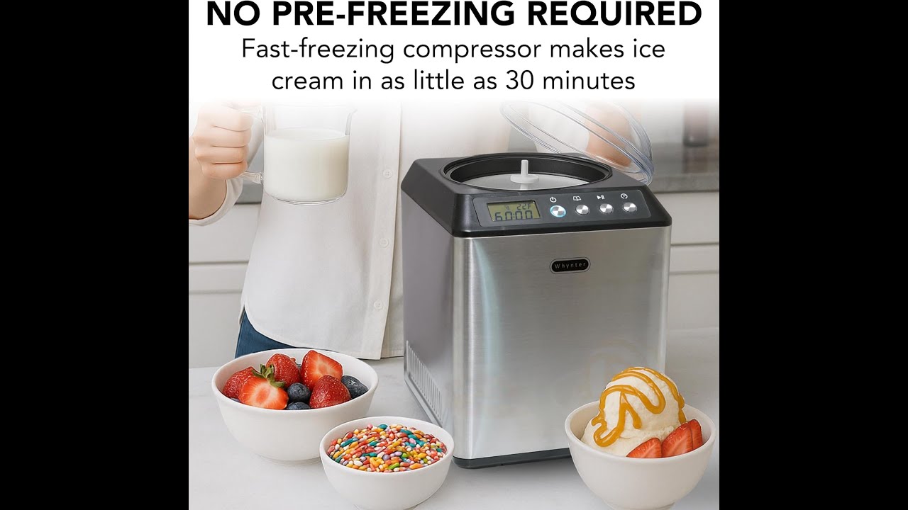 Review: Whynter ICM-201SB Ice Cream Maker – Automatic 2.1 Qt with Built-In Compressor