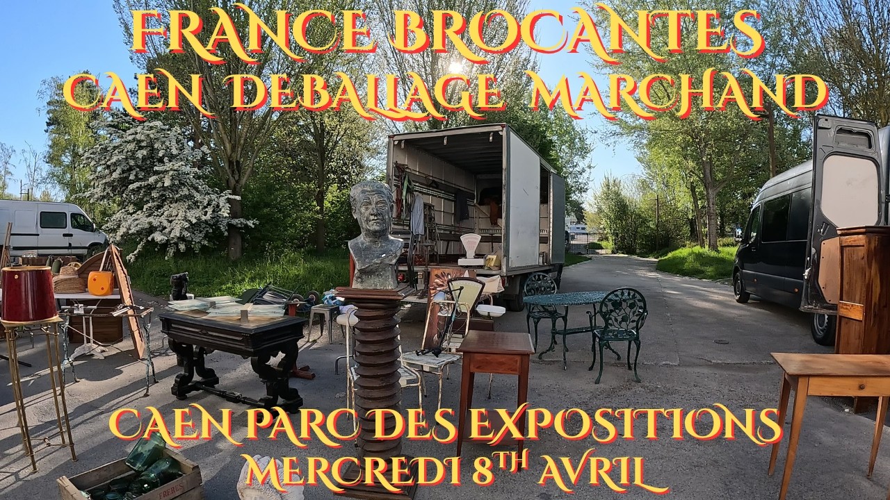 Nouveau Caen Deballage Marchand Brocante Antyki Oszczędzanie Zbieranie antyk&oacute;w Chineur Francja