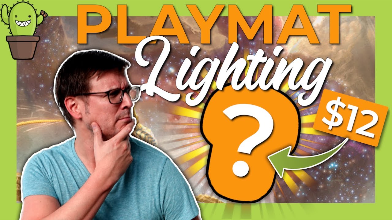 The $12 Solution to Webcam Magic GLARE | Better Know Your Gear | Playmat Lighting