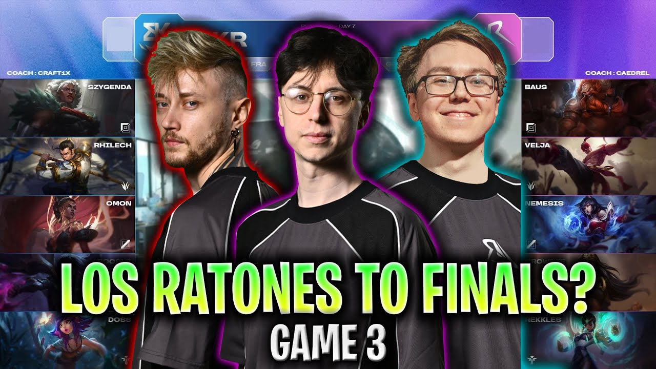 CAN LOS RATONES MAKE IT TO FINALS?😱 - LOS RATONES vs BKR GAME 3 EMEA MASTERS 2025 SPRING SEMIFINALS