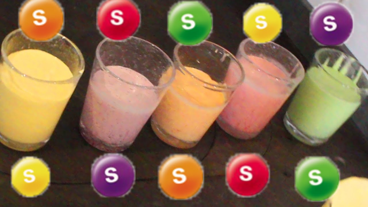 Mat av godis - Fruktsmoothie (i samarbete med Skittles)