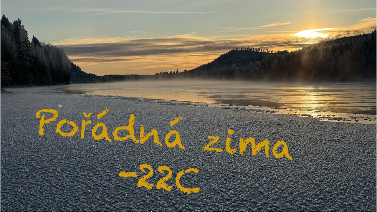 TVlog #67 | přišla krutá zima -22C, vítej na severu, nevyjel jsem kopec ani s řetězy