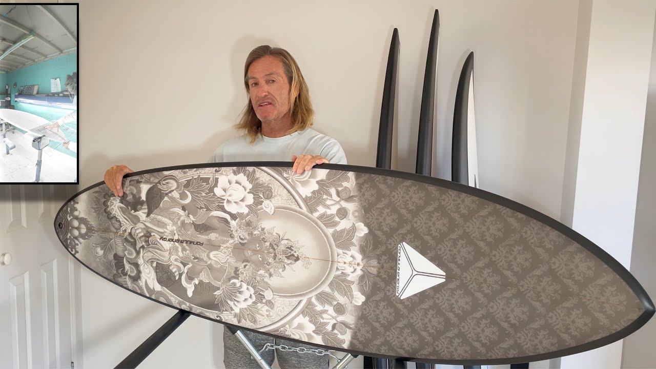 Mid Length Twin Fin Surfboard Formula Energy