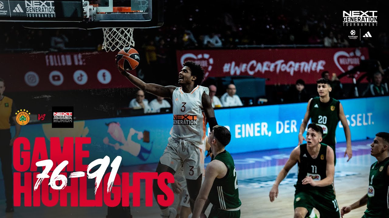 FULL GAME: Panathinaikos Athen - NG Munich 76-91 | adidasNGT 2023 | Day 1