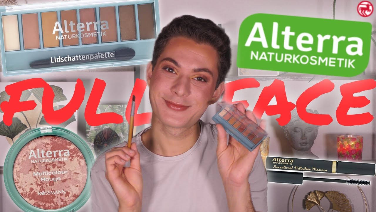 Full Face Alterra Naturkosmetik | Anti Age Make Up | Rossmann Drogerie Make Up Tageslook | Ginkgomen