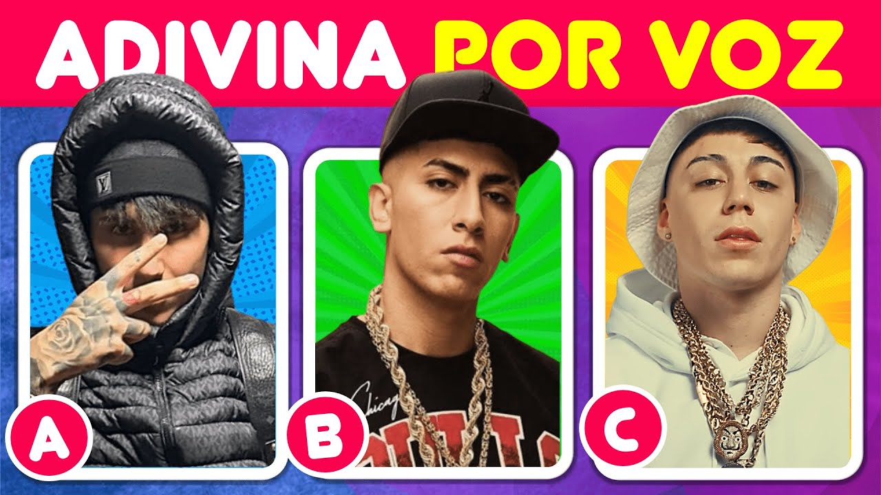 🎶 RECONOCE el CANTANTE de Reggaeton Chileno por su VOZ 🔥 Reto Musical | Adivinala TV Plus