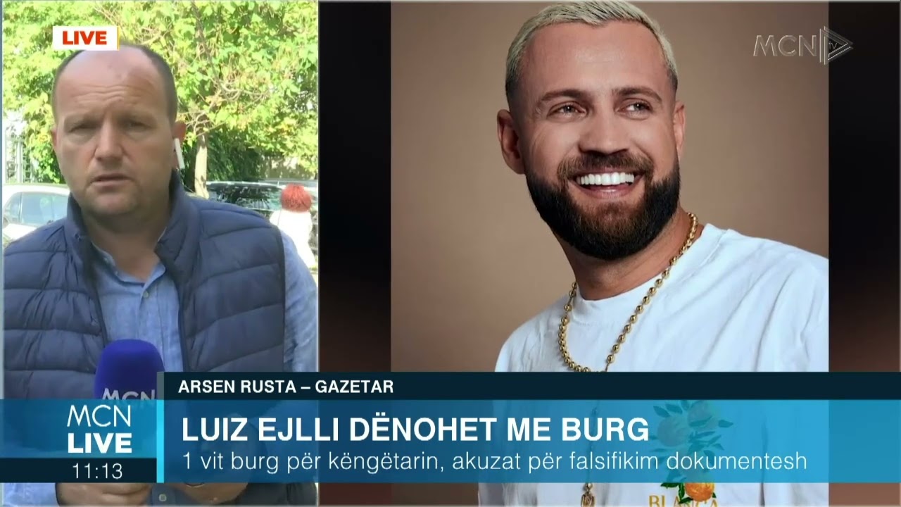 Dënohet me një vit burg Luiz Ejlli