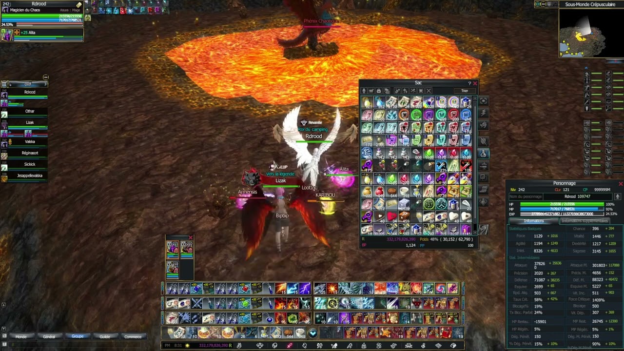 Rappelz - VM 0.30 duo farm chill Chaotic Phoenix Abhuva FR Official