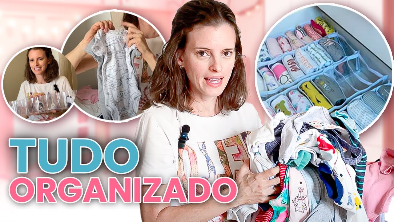Como organizar as roupinhas do recém-nascido para o enxoval de bebê