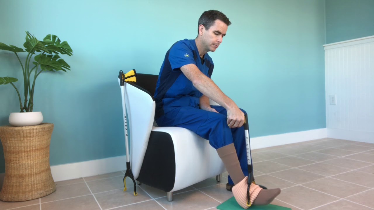 How to put on compression stockings if you can’t reach your feet