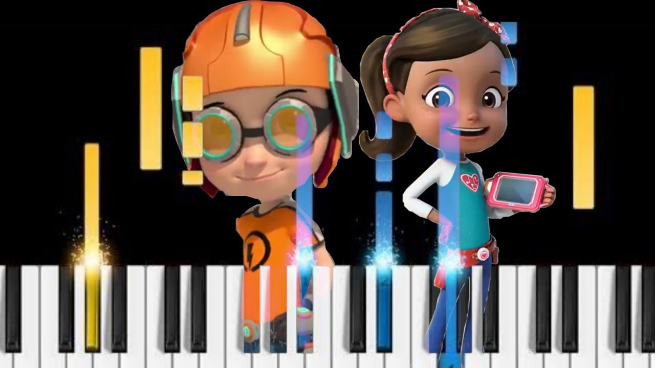 Rusty Rivets Theam song piano cover