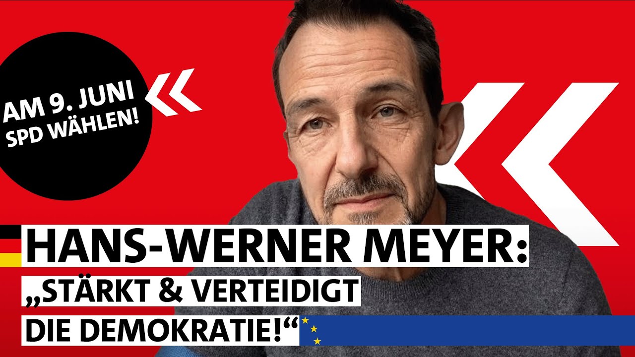 Schauspieler Hans-Werner Meyer: &bdquo;St&auml;rkt & verteidigt die Demokratie!