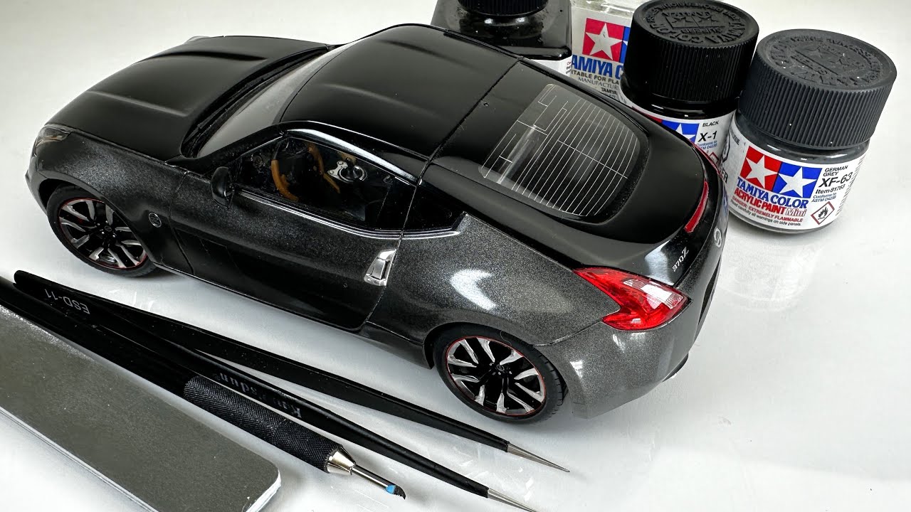 Building a miniature 50th Anniversary Nissan Fairlady 370z by Tamiya [FULL BUILD] Step by Step