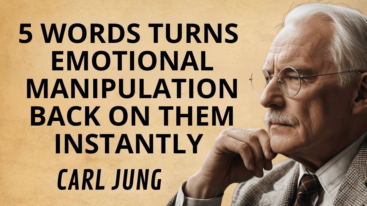 Carl Jung's 5 Words That Turn Emotional Manipulation Back on Them Instantly