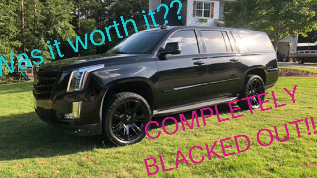 Murdered out 2015 Escalade