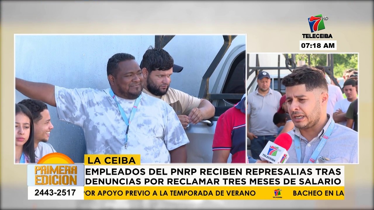 Empleados del PNRP reciben represalias tras denuncias por reclamar tres meses de salario