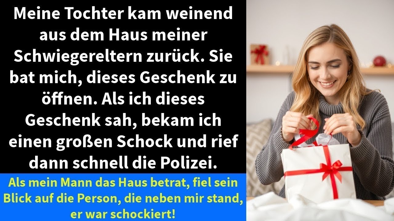 Meine Tochter kam weinend aus dem Haus meiner Schwiegereltern zurück. Sie bat mich, dieses Geschenk