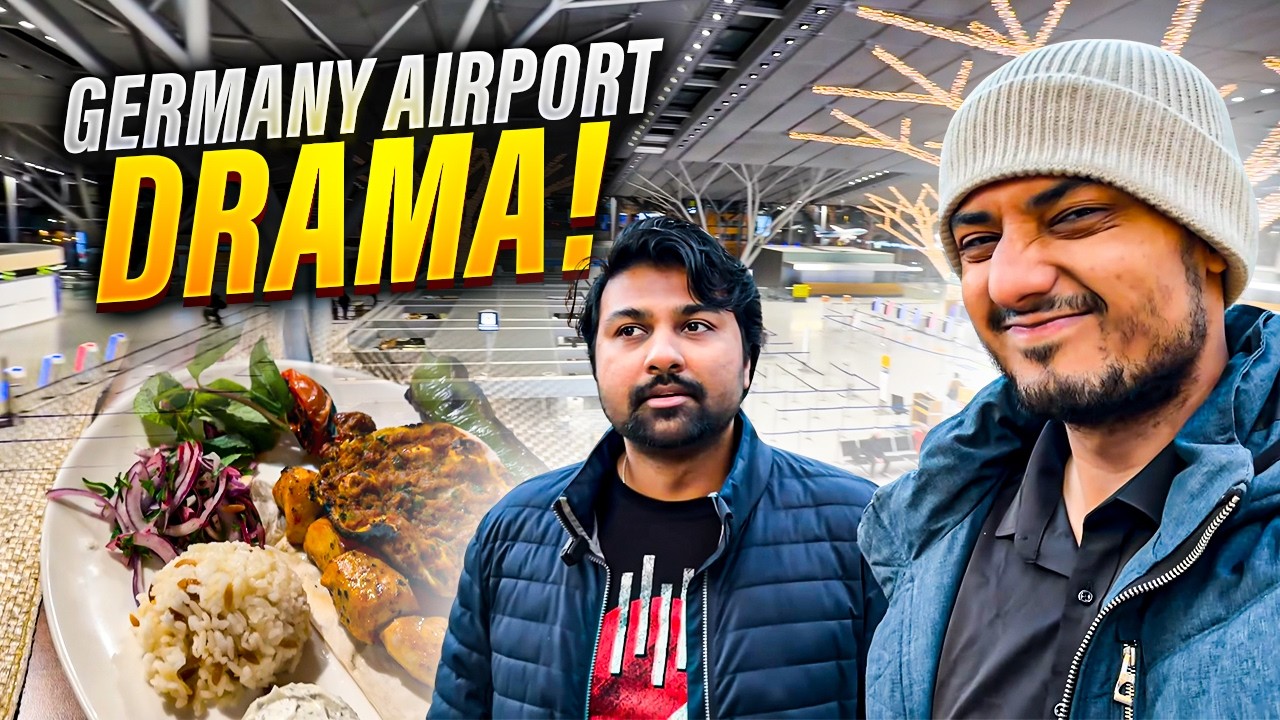 Chaudhary Sahab Wapis Aa Gaye! ✈️ Germany Airport | DerayWala Vlog # 13 #deraywala #hamzanasir