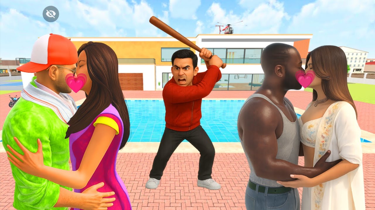 💓 Franklin Or Jack Chupke Se Girlfriend Se Milne Aaya 😈💥 Indian Theft Aura Simulator 💗💥