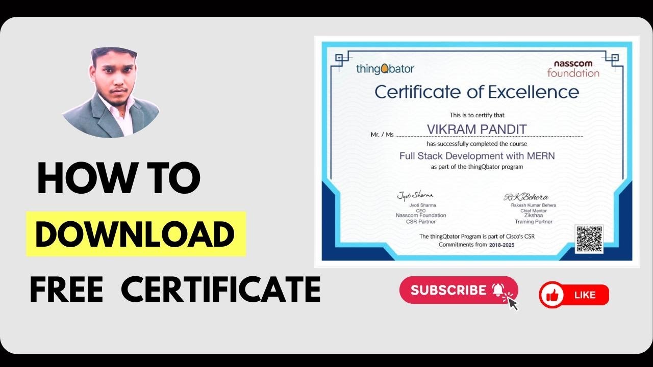 🚀 Free Download Certificate |No Fees! | 25+ Free Certificate Course by Cisco & Nasscom| All Courses 